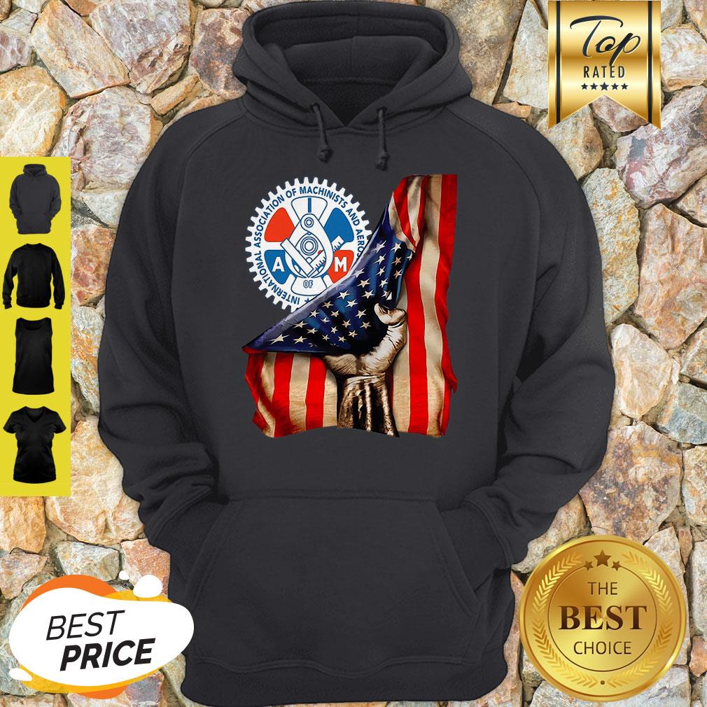 International Association Of Machinists & Aerospace Workers American Flag shirt