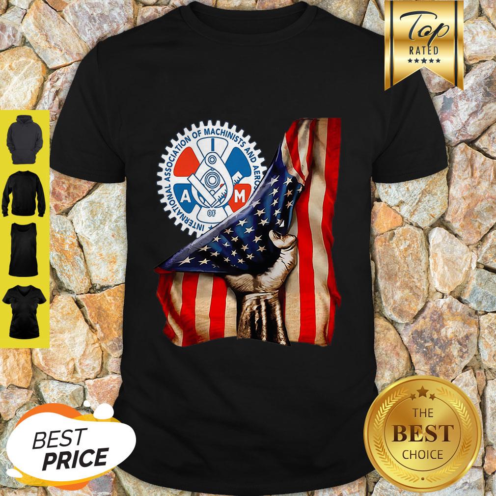 International Association Of Machinists & Aerospace Workers American Flag shirt