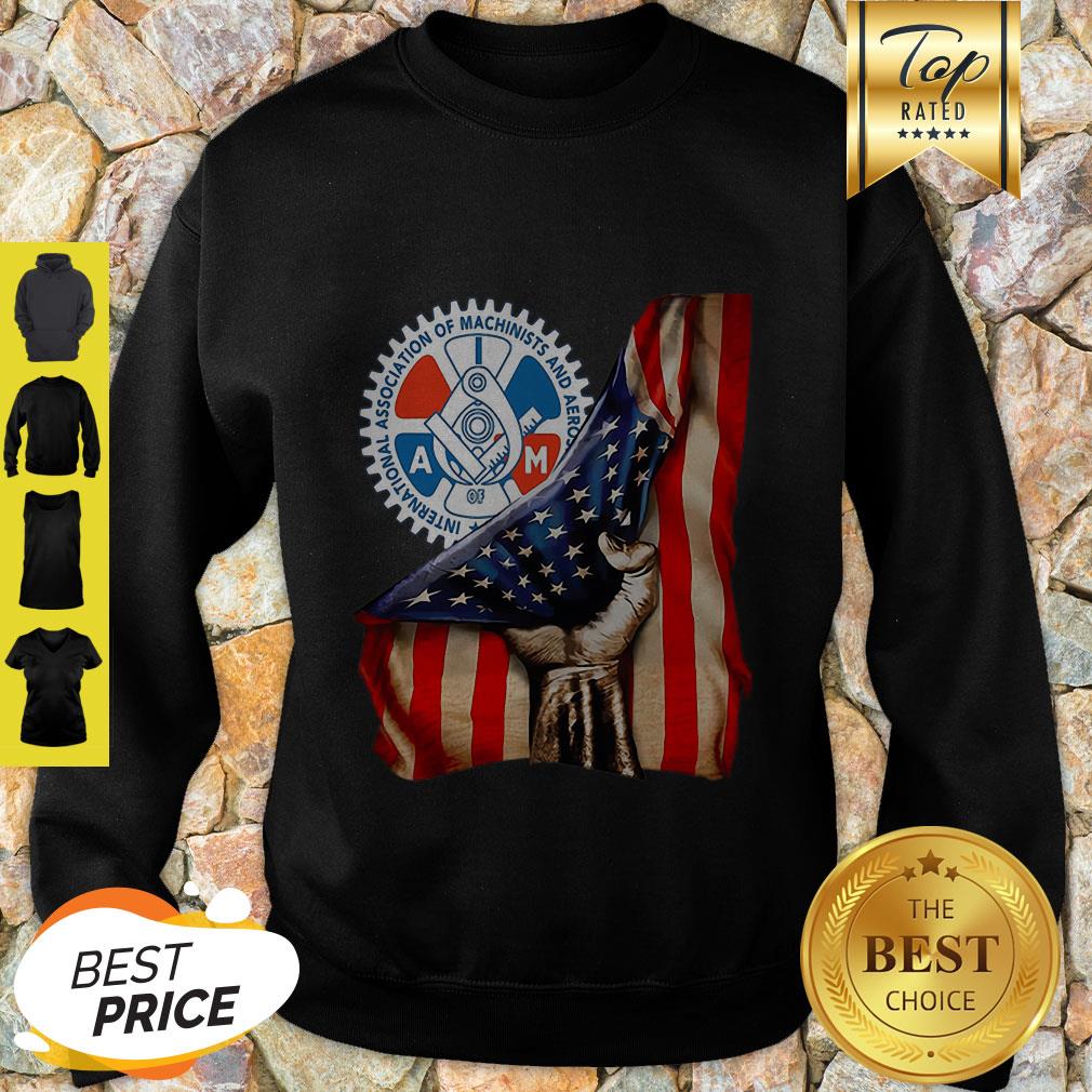International Association Of Machinists & Aerospace Workers American Flag shirt