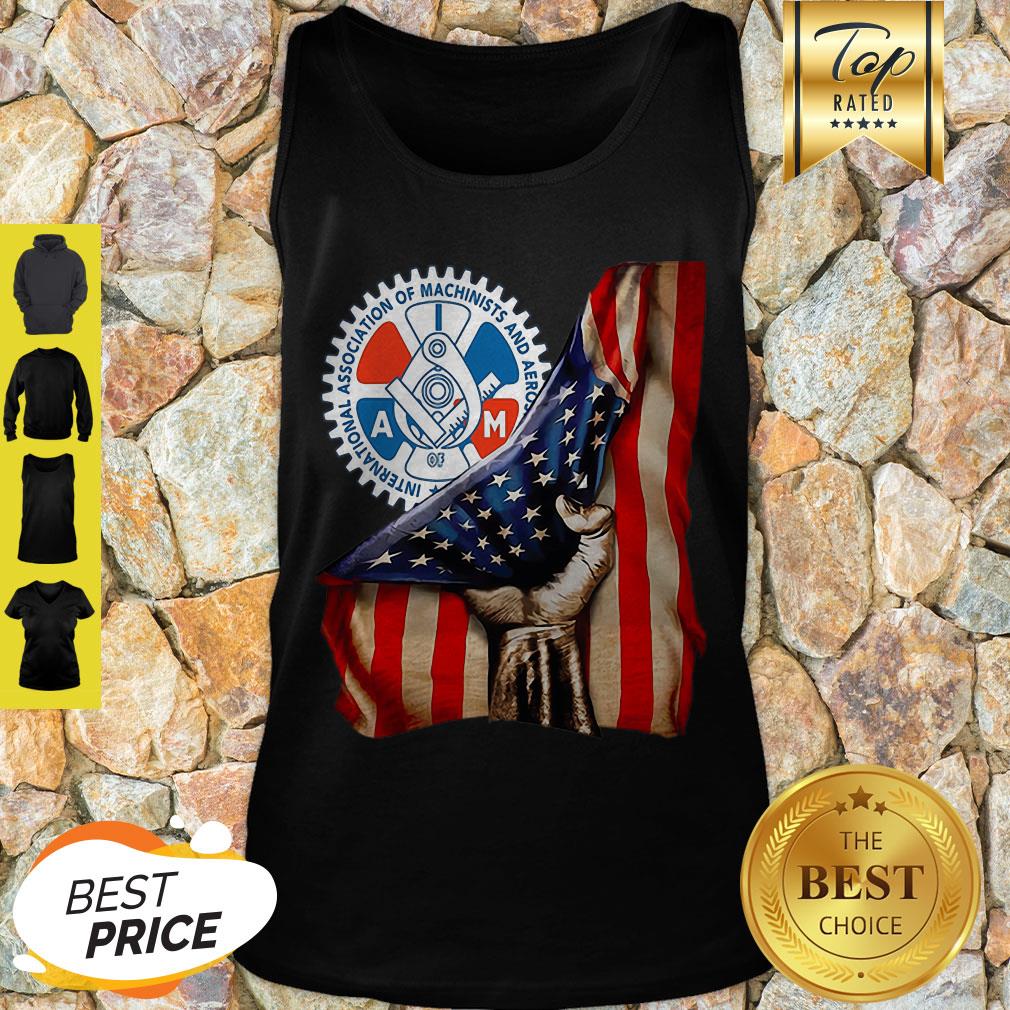 International Association Of Machinists & Aerospace Workers American Flag shirt