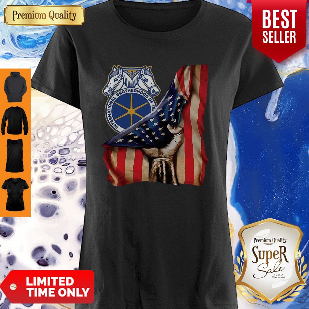 International Brotherhood Of Teamsters America Flag Shirt