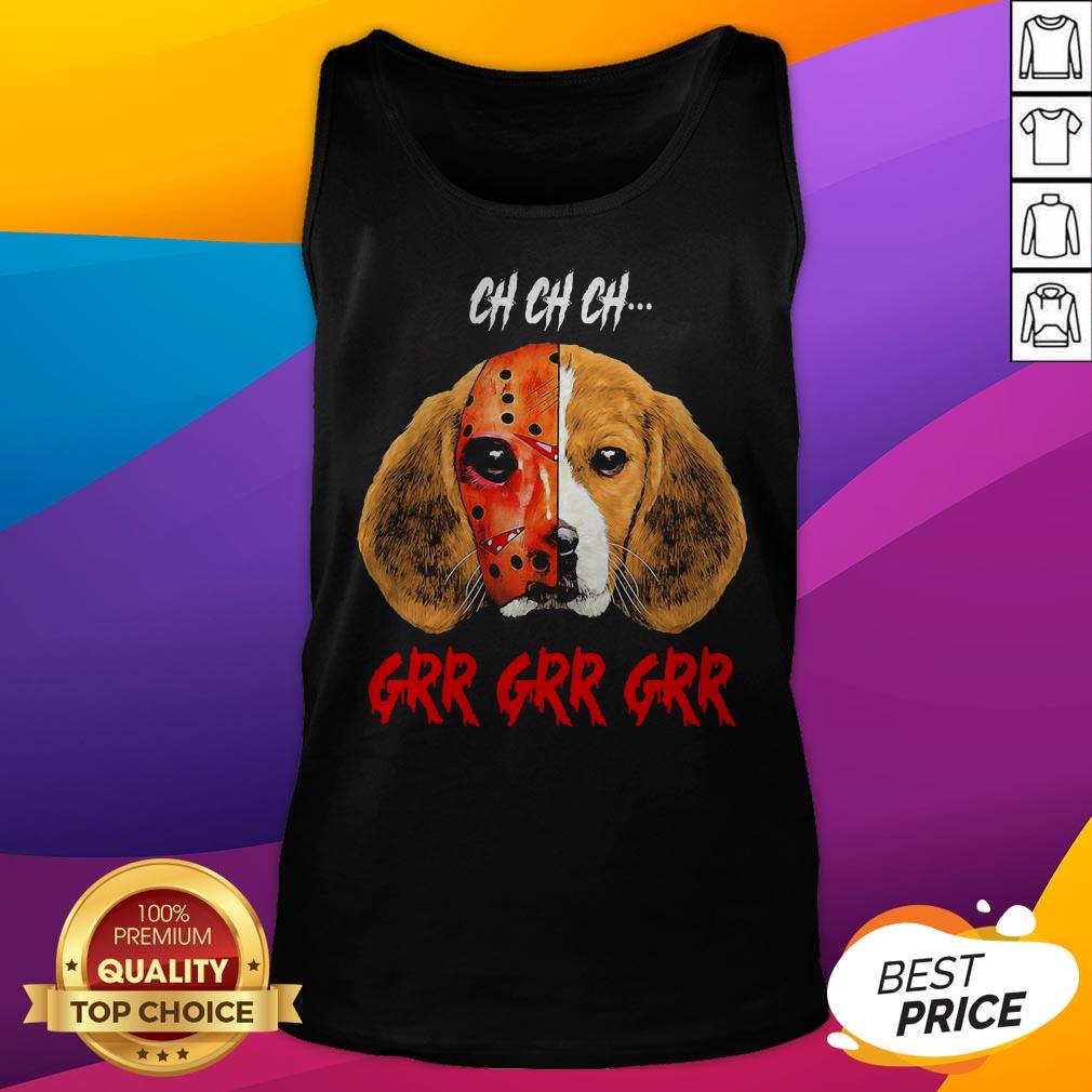 Jason Voorhees Beagles Dog Ch Ch Ch Grr Grr Grr Shirt