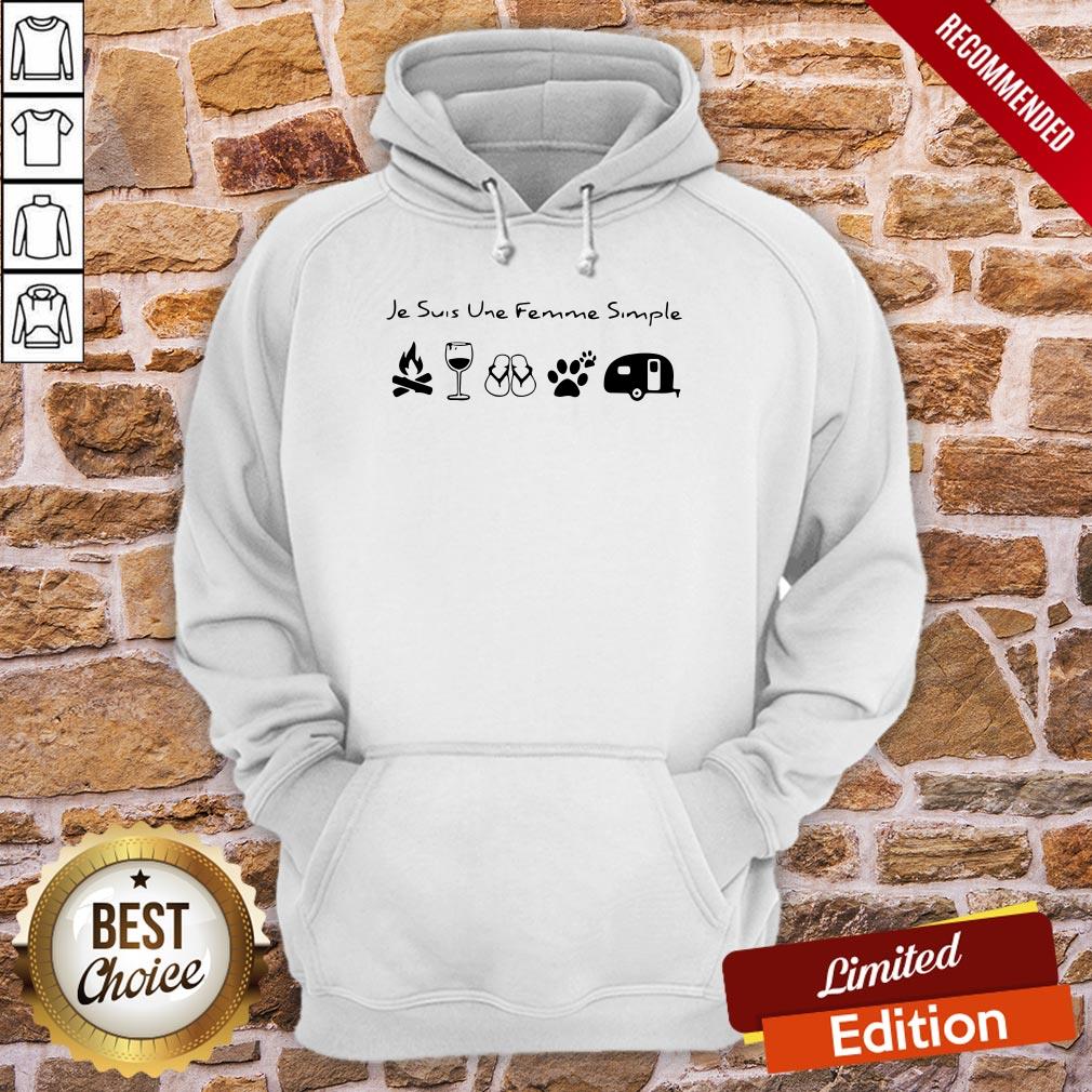 Je Suis Une Femme Simple Camping Shirt