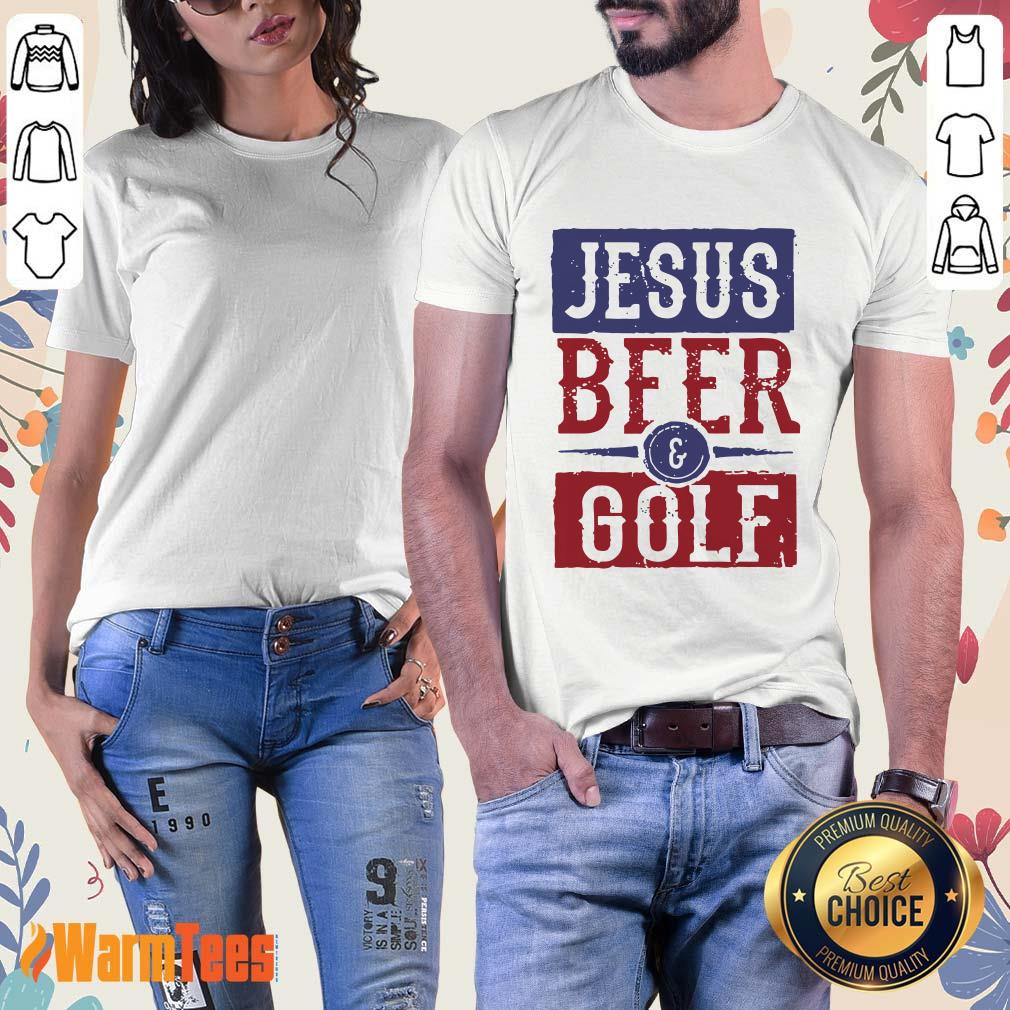 Jesus Beer And Golf Shirt