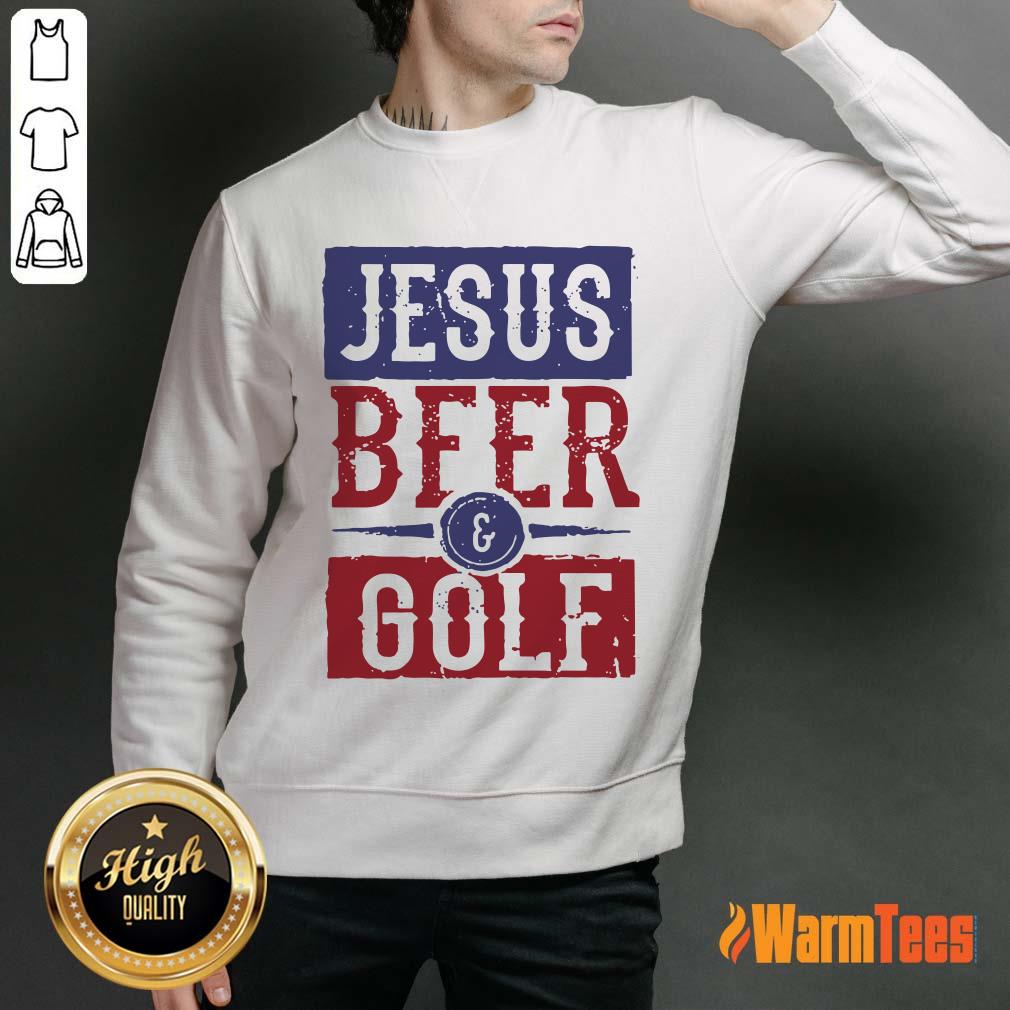 Jesus Beer And Golf Shirt