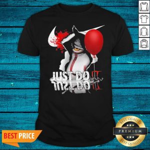 Lovely Pennywise Just Do It Water Reflection American Flag Shirt