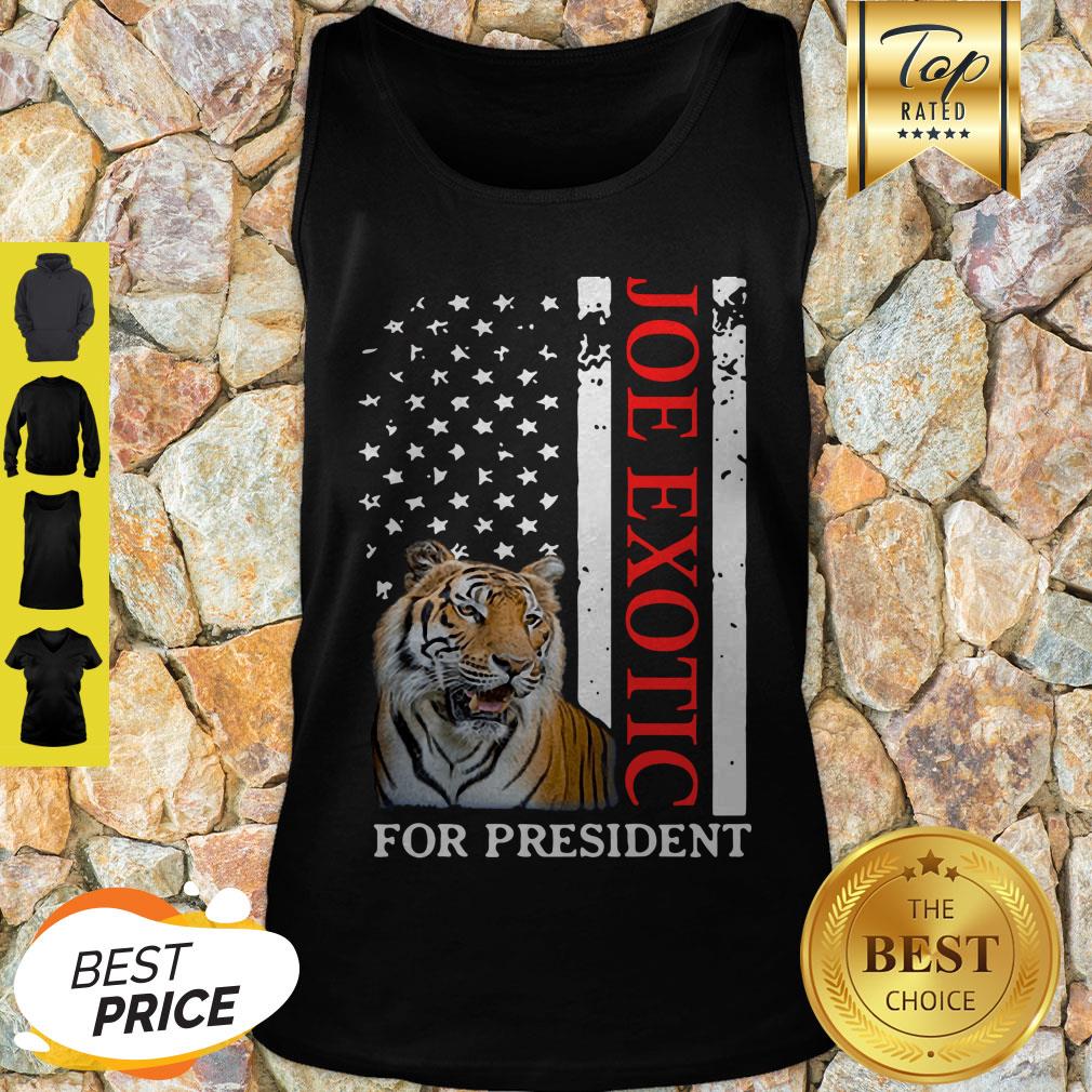 Joe Exotic Tiger King For President American Flag Shirt