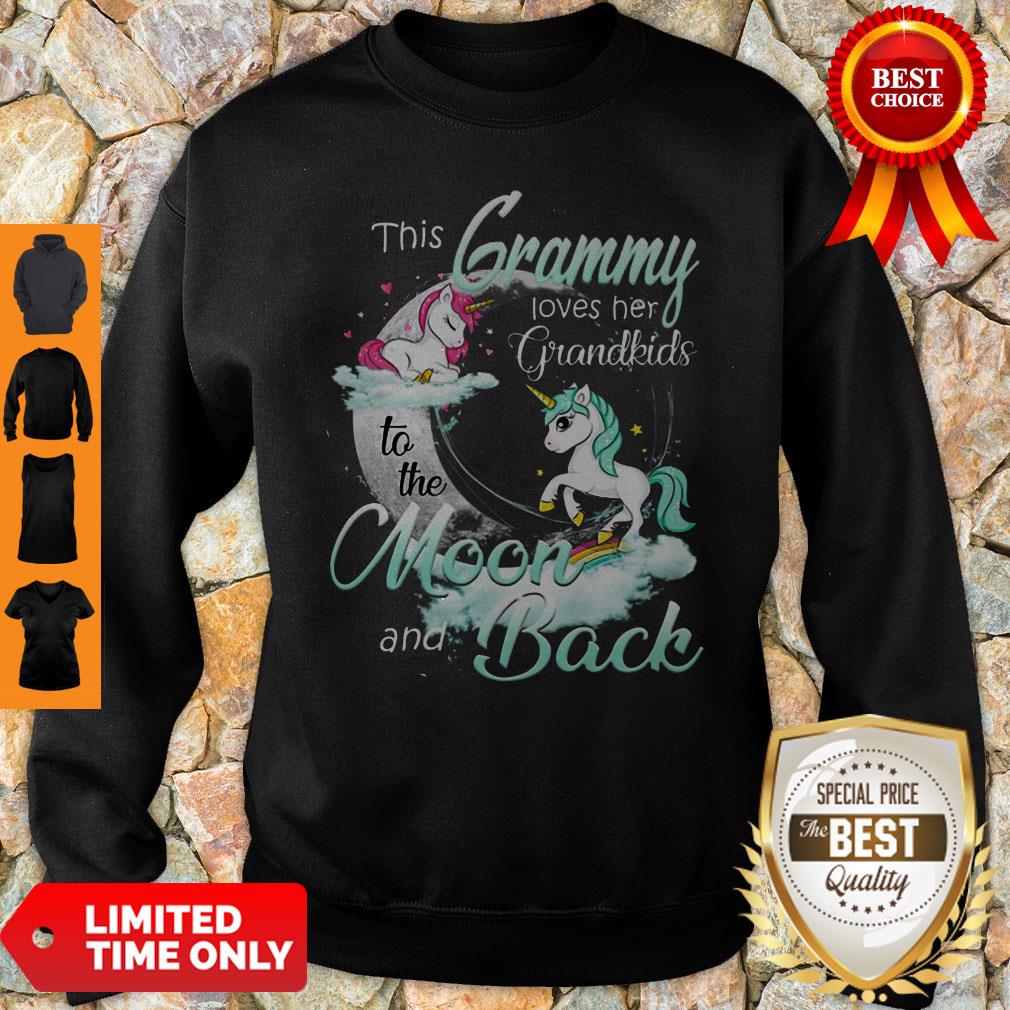 Official The Grammy Loves Her Grandkids To The Moon And Back Shirt