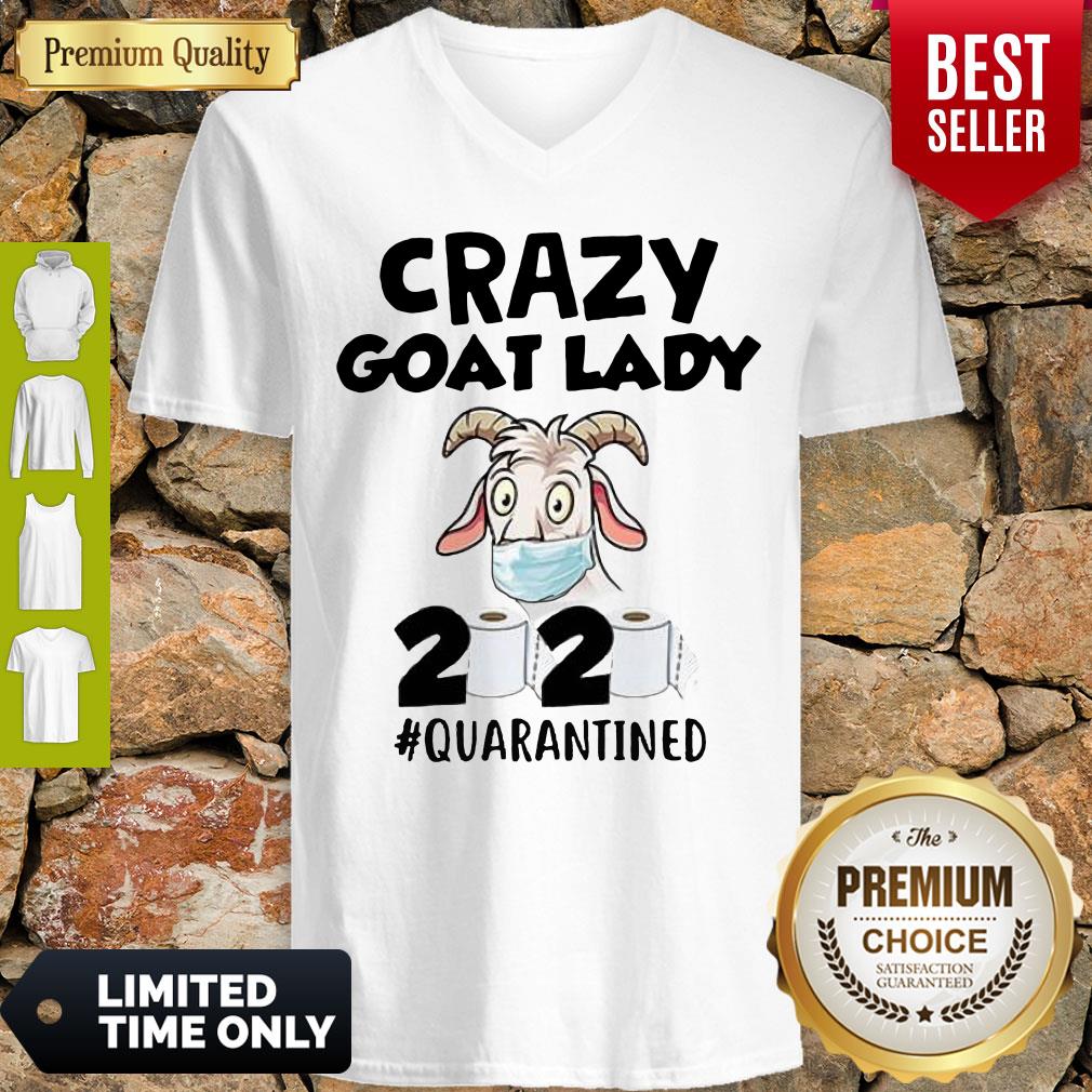 Original Crazy Goat Lady 2020 Quarantined Shirt