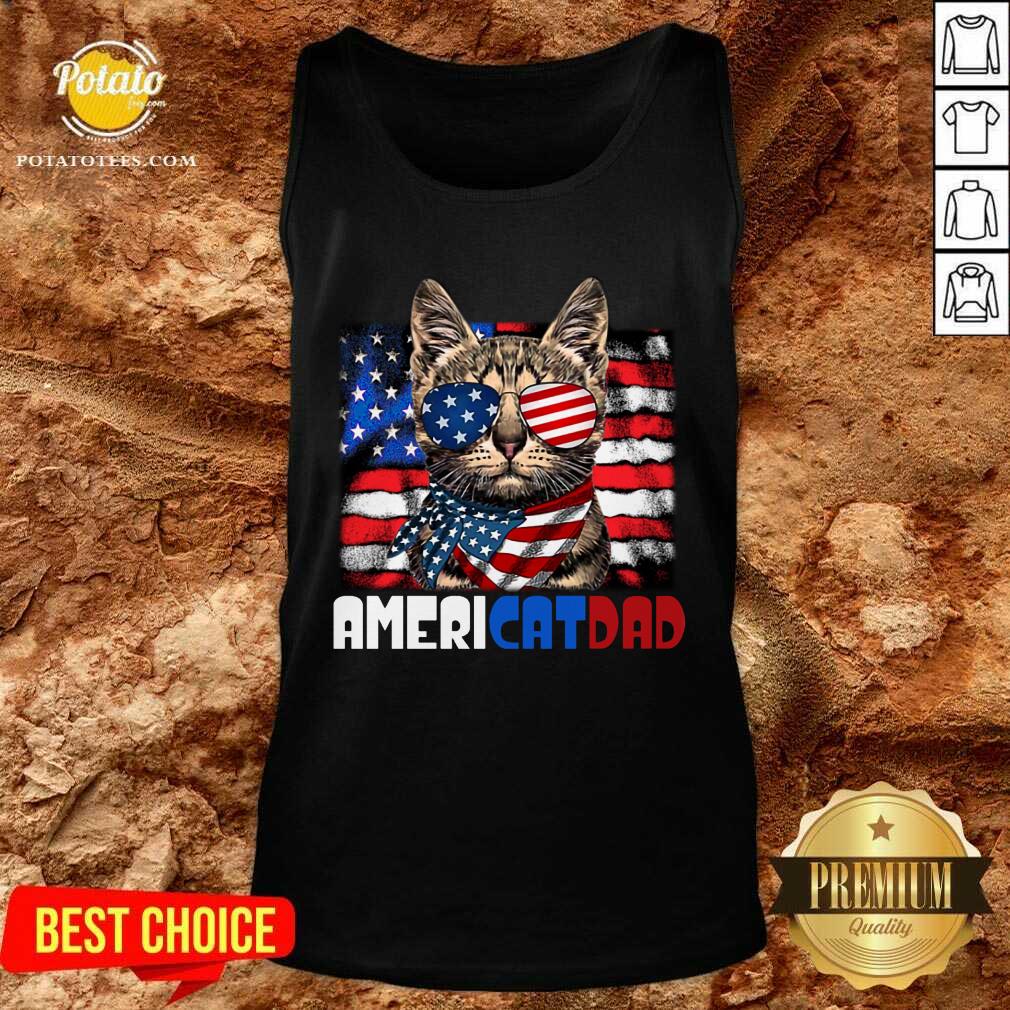 Americat Dad 4th Of July Shirt