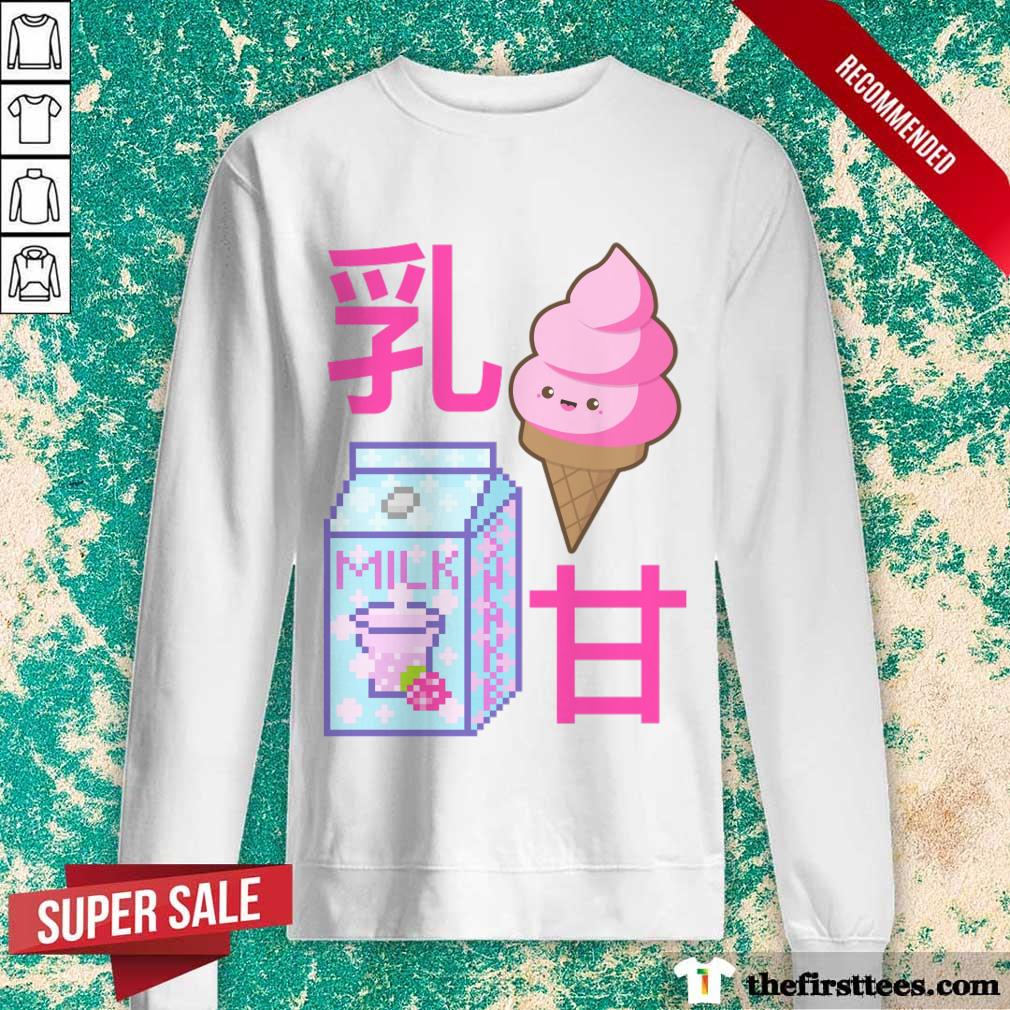 Kawaii Cute Dessert Lover Milk Ice Cream Shirt