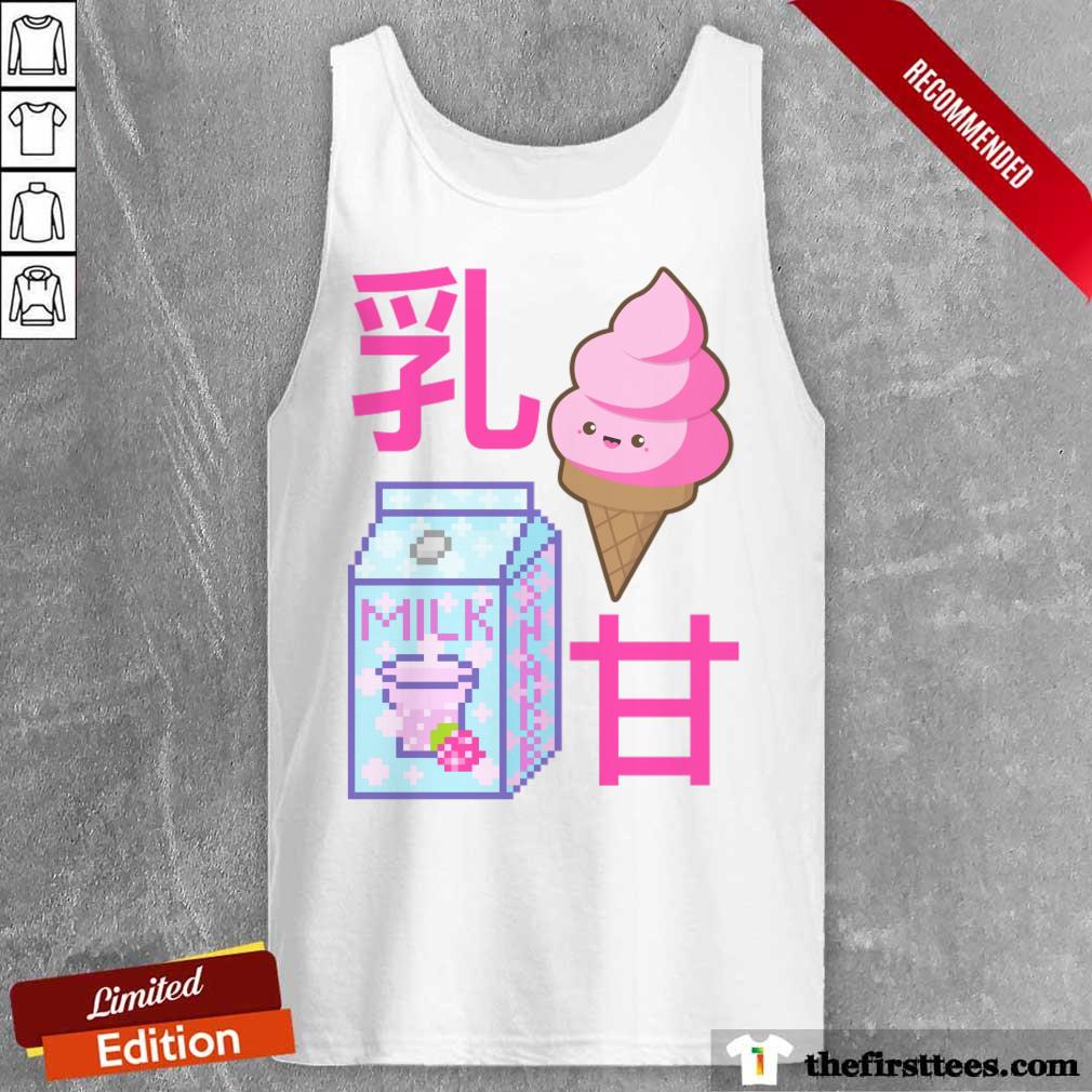 Kawaii Cute Dessert Lover Milk Ice Cream Shirt
