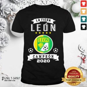 Official Club Leon Campeon 2020 Futbol Mexicano La Fiera Shirt