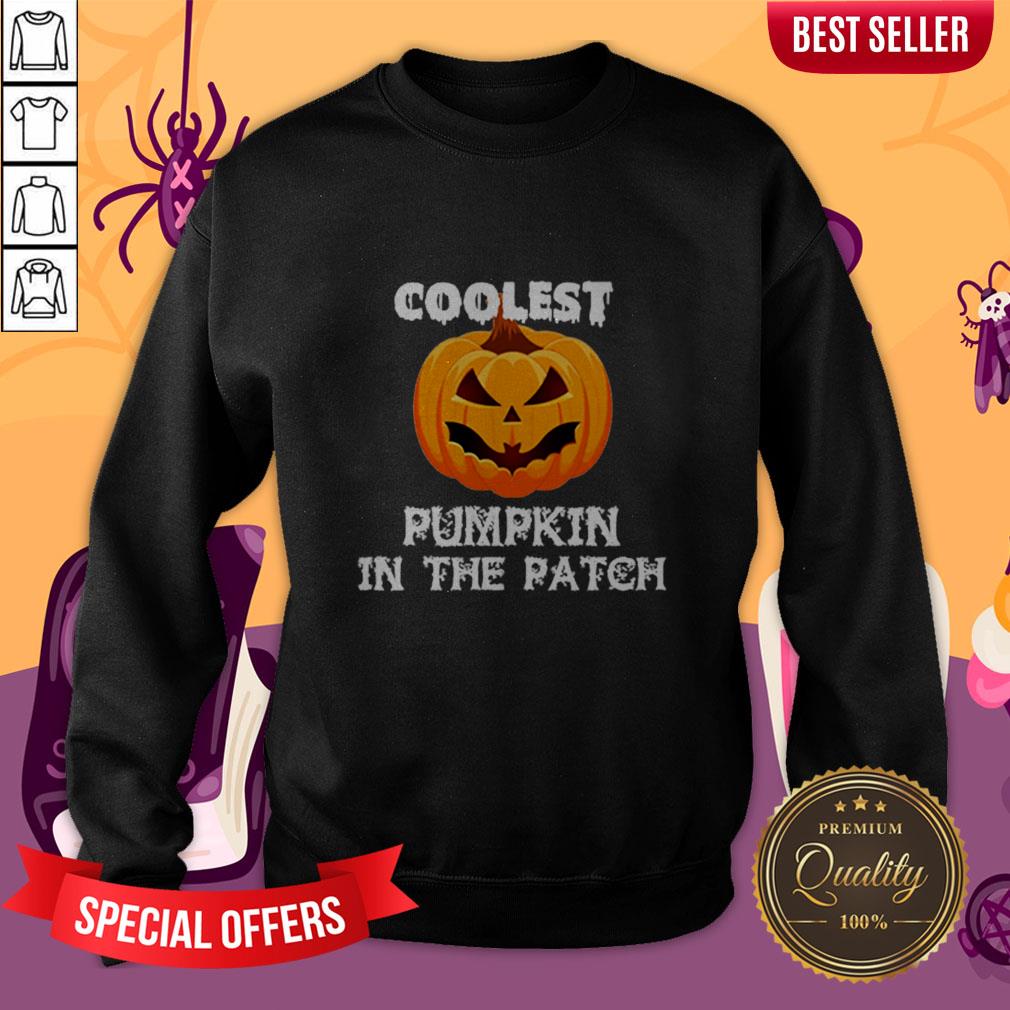 Kids Coolest Pumpkin In The Patch Halloween Womens Shirt