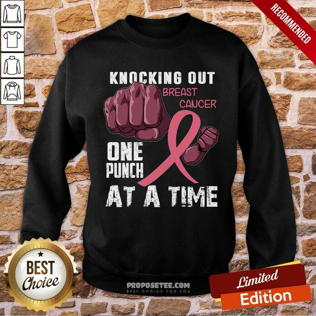 Knocking Out Breast Cancer One Punch Shirt