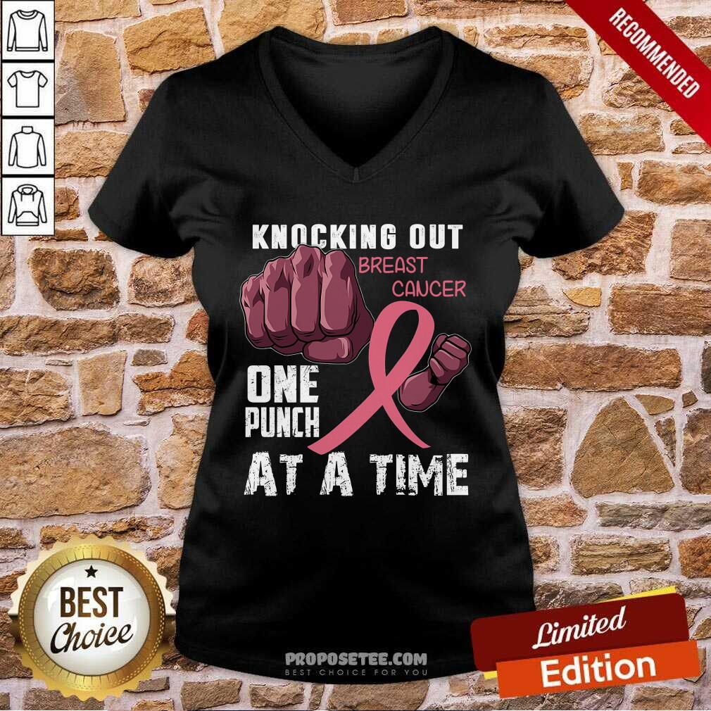 Knocking Out Breast Cancer One Punch Shirt