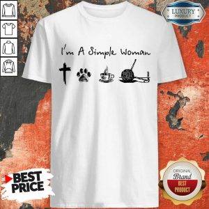 Vip Simple Woman Jesus Dog Coffee Crocheting Shirt