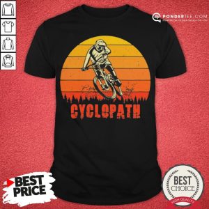 Official Vintage Cyclopath MTB Bike Sunset Shirt