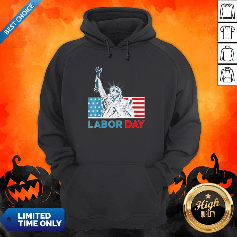 Labor Day American Flag Statue Of Liberty Labor Day Shirt