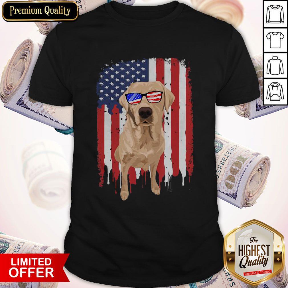 Labrador Retriever Independence Day Premium Nice Shirt