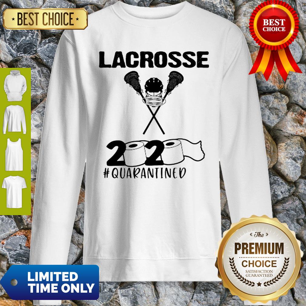 Lacrosse 2020 Face Mask #Quarantined COVID-19 Shirt