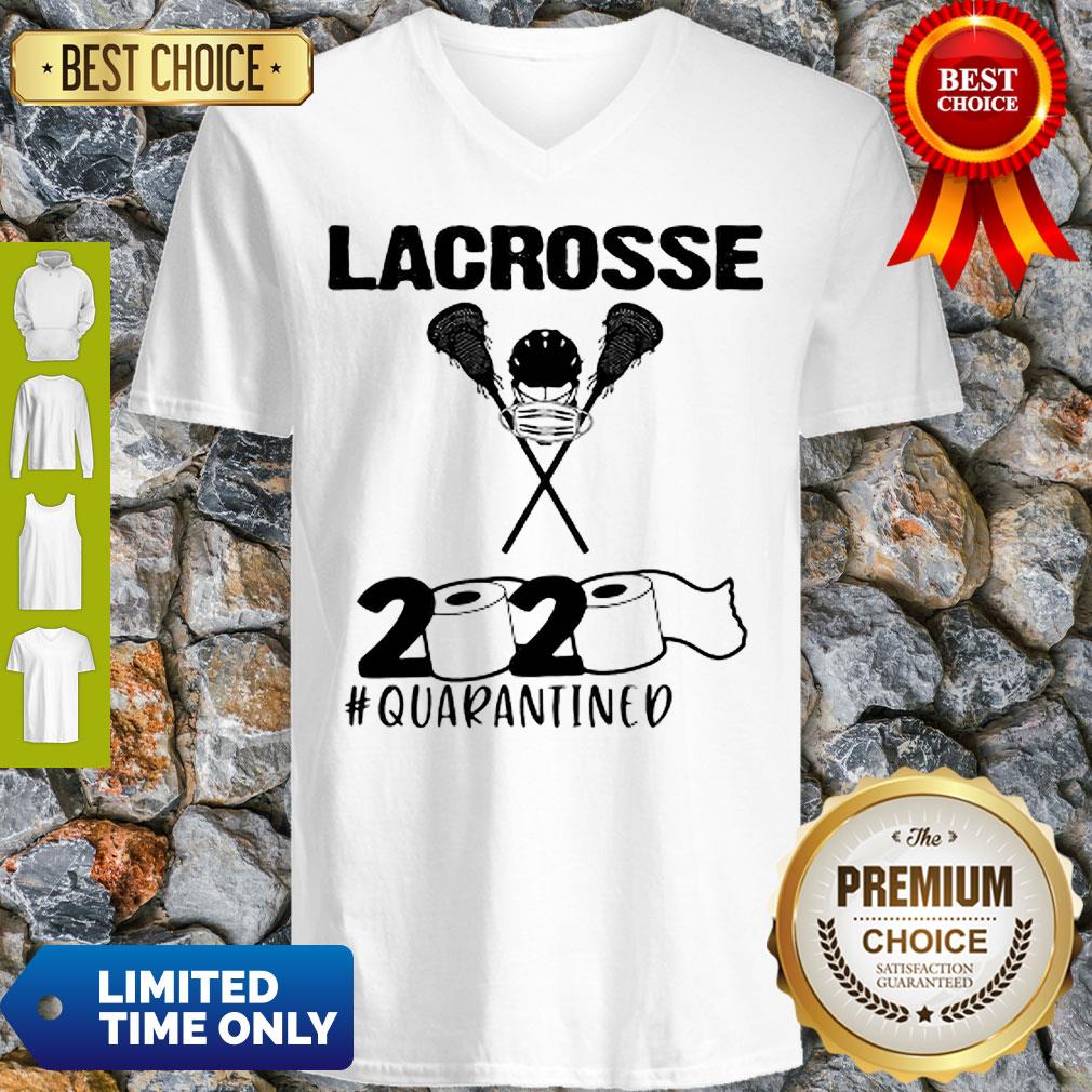 Lacrosse 2020 Face Mask #Quarantined COVID-19 Shirt