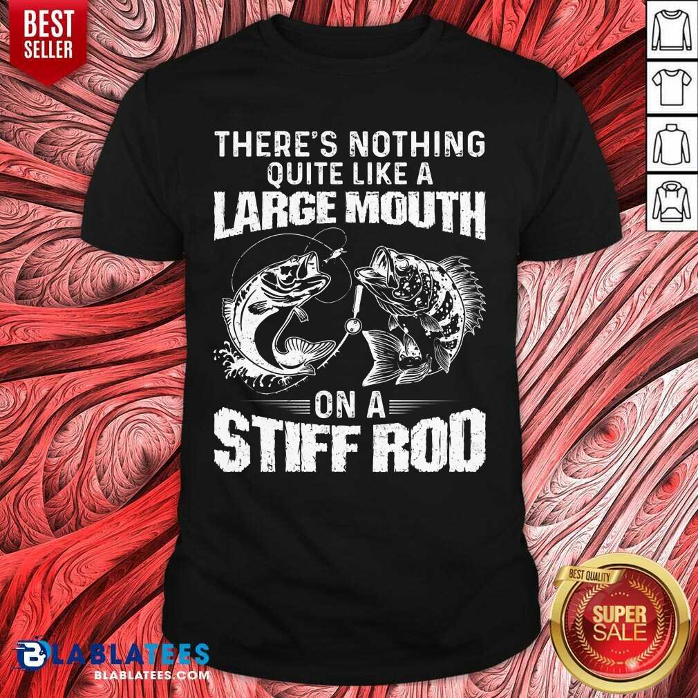 Large Mouth Stiff Rod Fishing Shirt