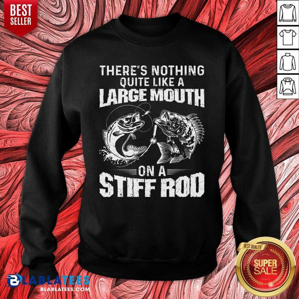 Large Mouth Stiff Rod Fishing Shirt