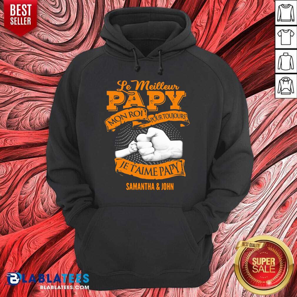 Le Meilleur Papy Mon Roi Pour Toujours Je Taime Papy Shirt