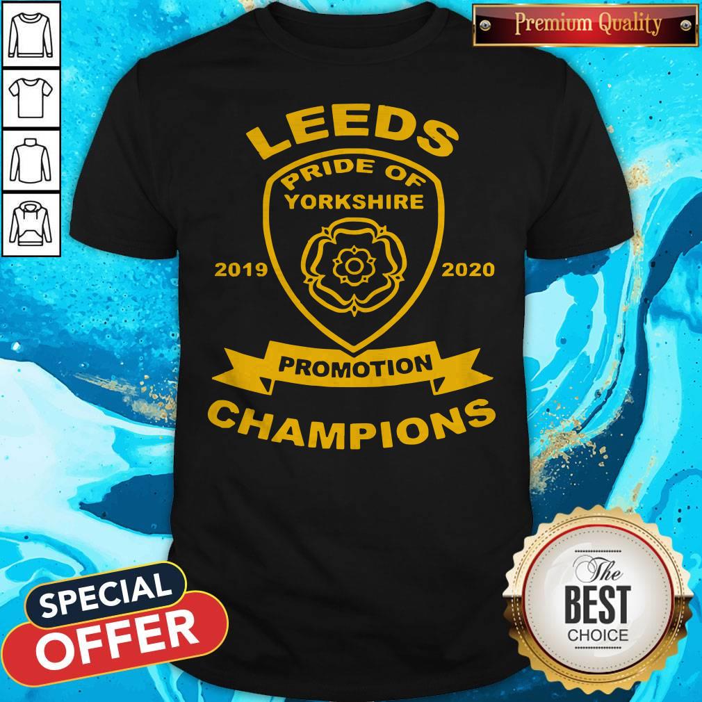 Leeds Pride Of Yorkshire 2019 2020 Promotion Champions Shirt