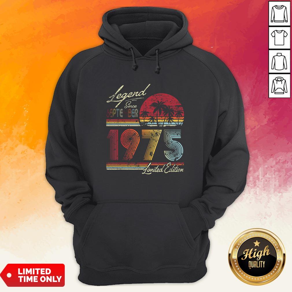 Legend Since September 1975 Limited Edition 45Th Birthday Vintage Retro Shirt