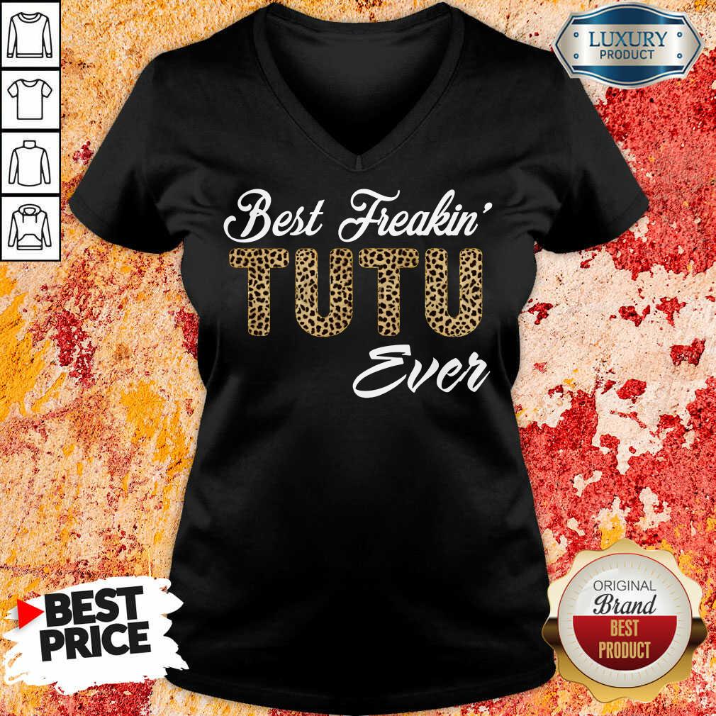 Leopard Best Freakin Tutu Ever Shirt