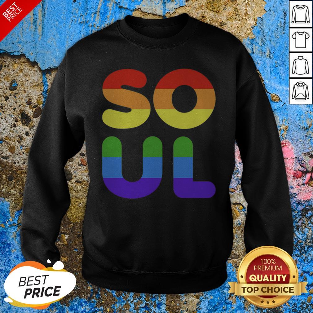 Lesbian Gay Couple Gift Soulmate LGBT Pride Matching Couples Shirt