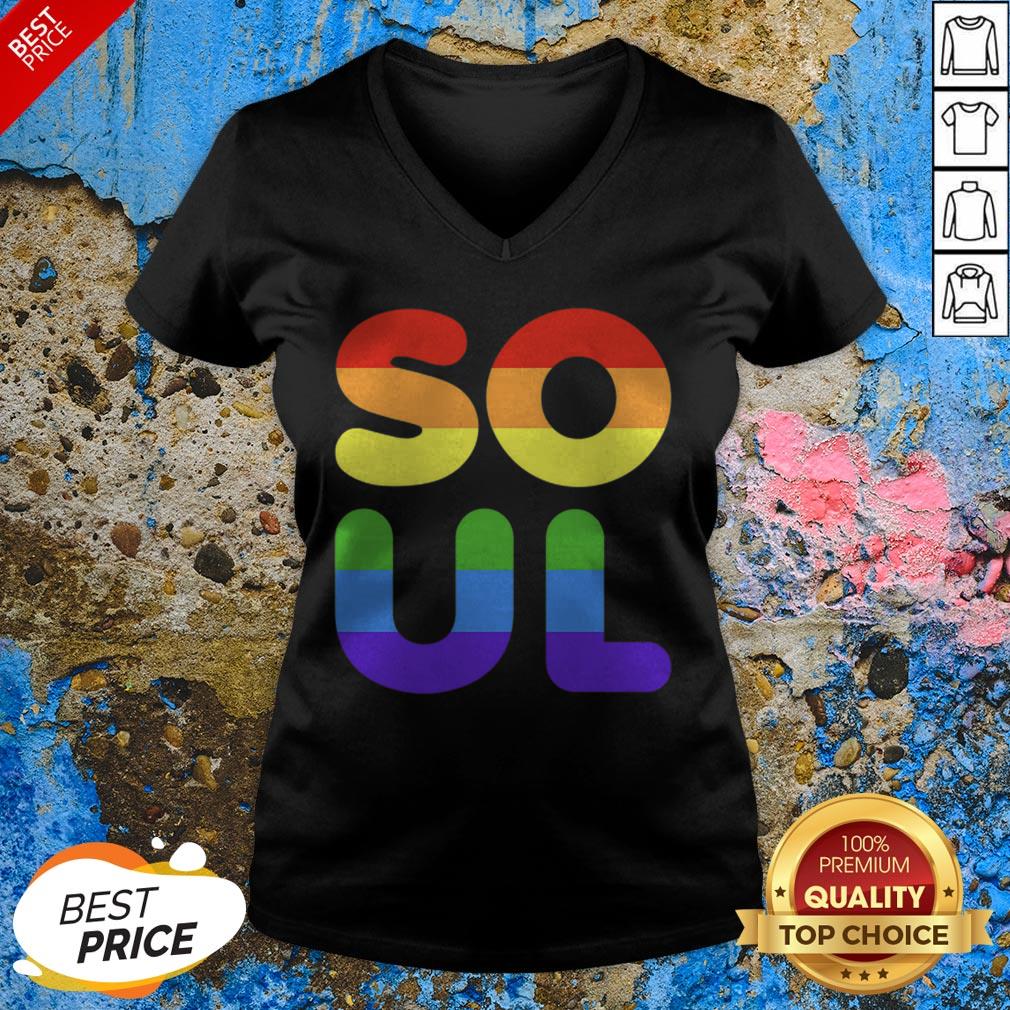 Lesbian Gay Couple Gift Soulmate LGBT Pride Matching Couples Shirt
