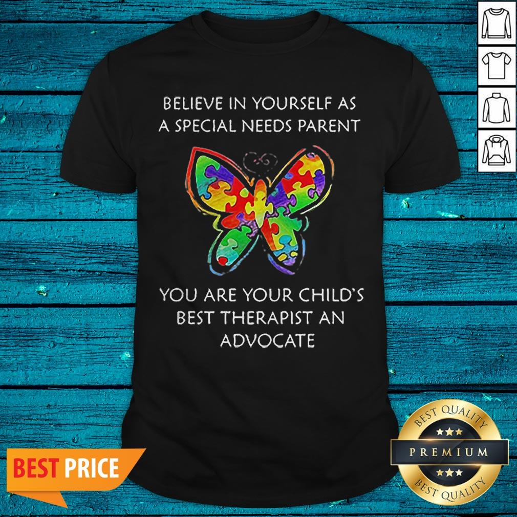 LGBT Butterfly Believe In Yourself As A Special Needs Parent Shirt