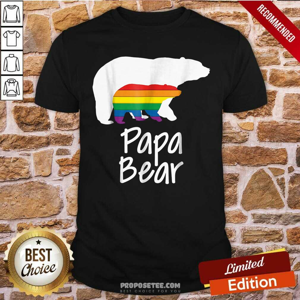 LGBT Dad Papa Bear Shirt