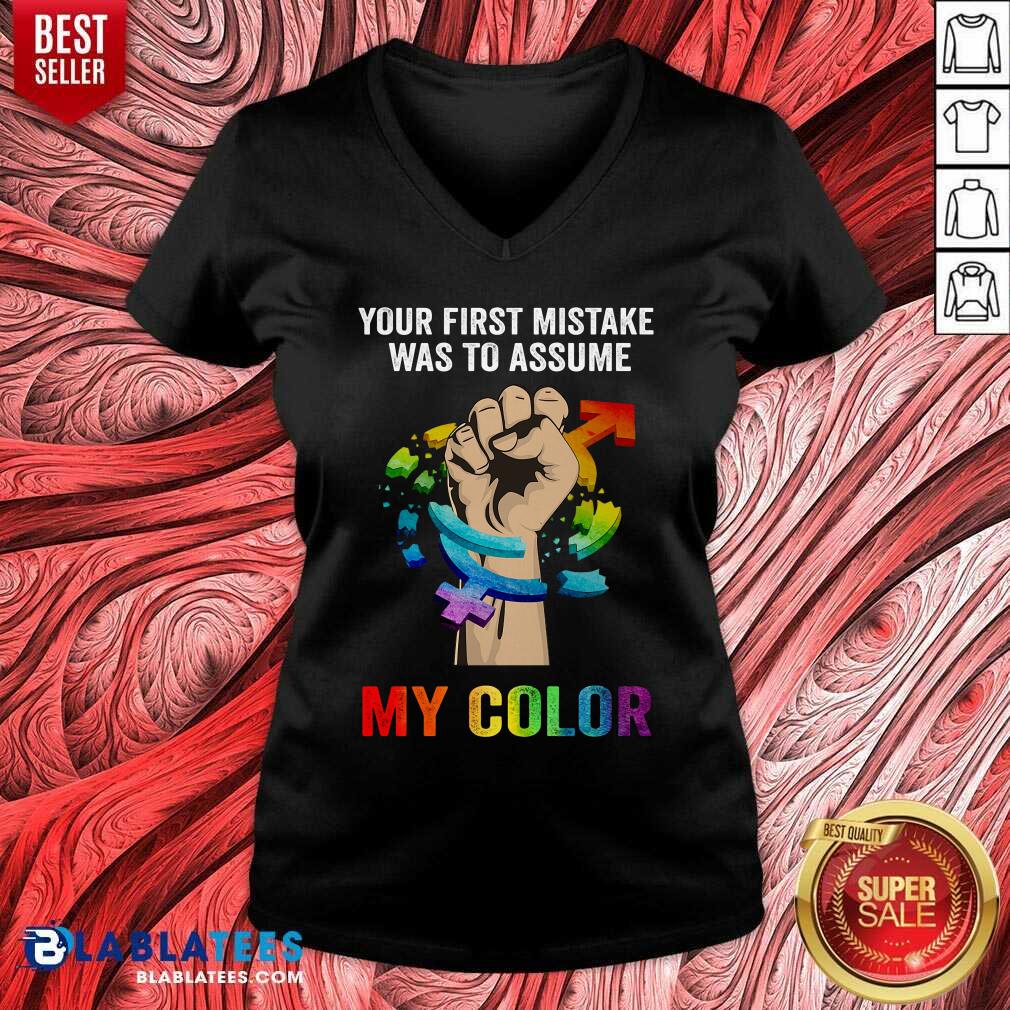 LGBT First Mistake Was To Assume My Color Shirt