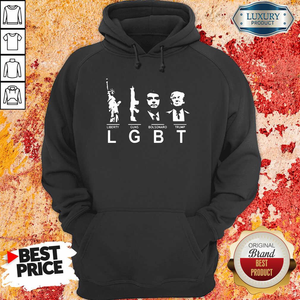 LGBT Liberty Guns Bolso Naso Trump Shirt