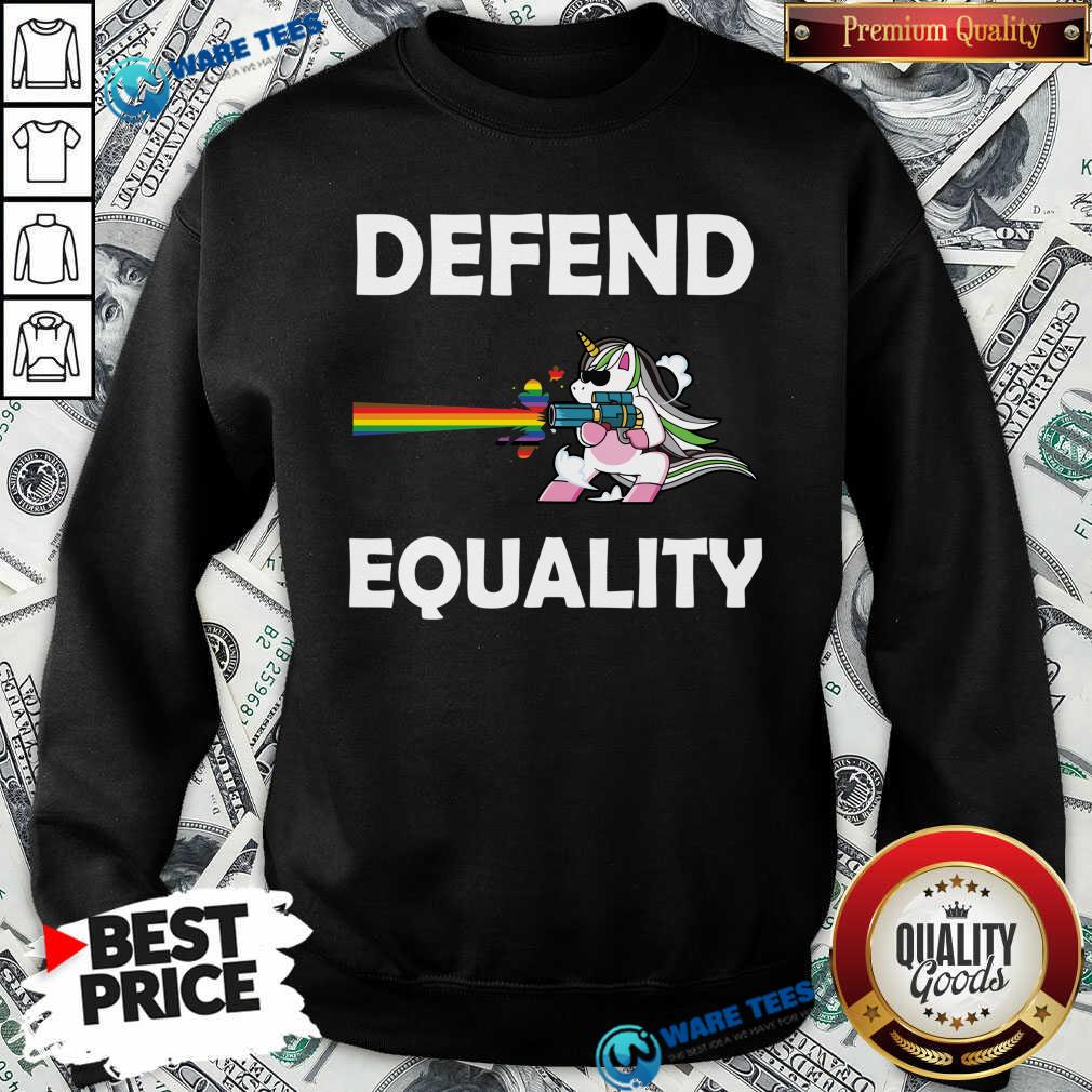 LGBT Unicorn Defend Equality Shirt