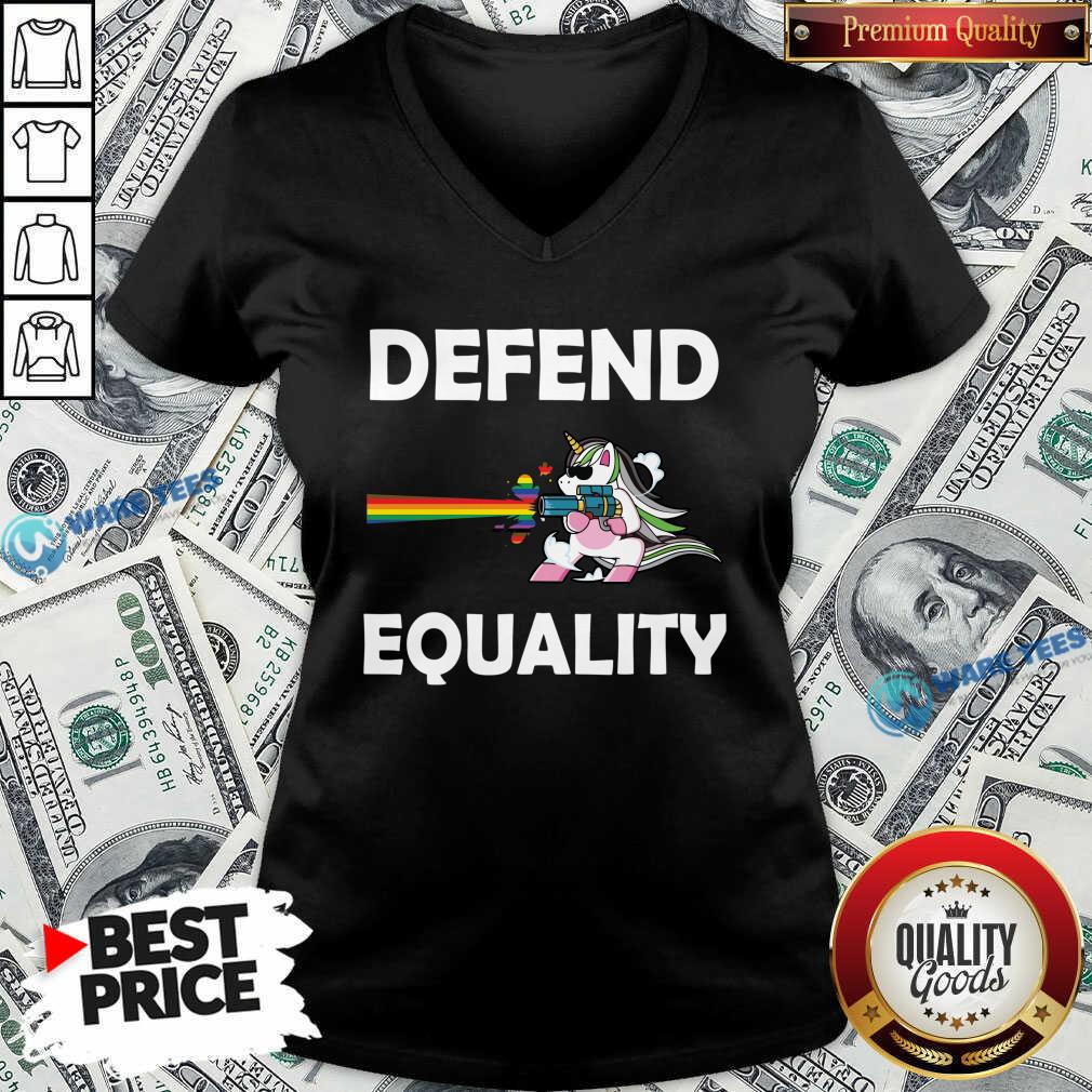 LGBT Unicorn Defend Equality Shirt