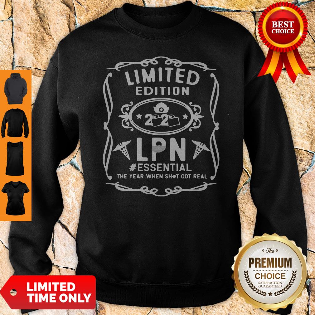 Limited Edition 2020 Lpn #Essential The Year When Shot Got Real Shirt