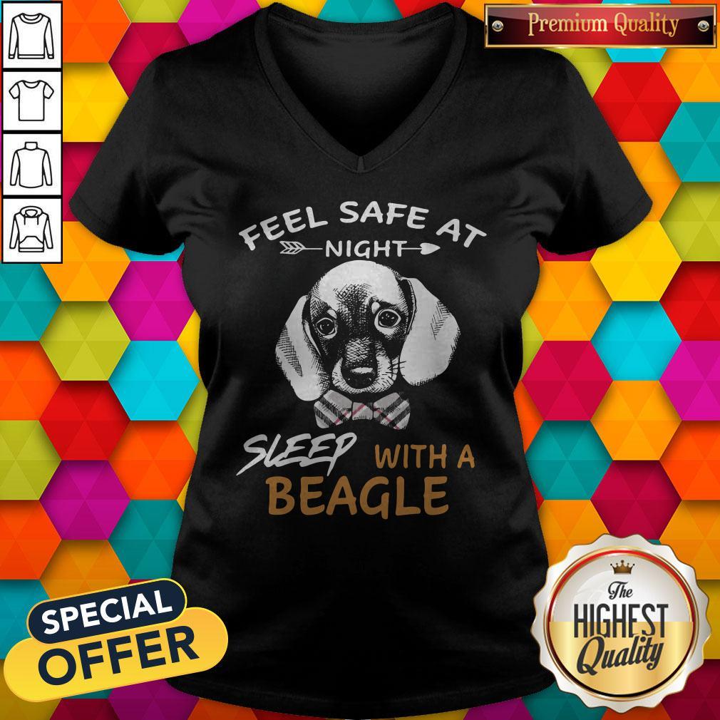 Love Feel Safe At Night Sleep With A Beagle Shirt