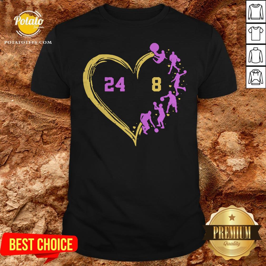 Love Heartbeat Basketball 24 8 Shirt