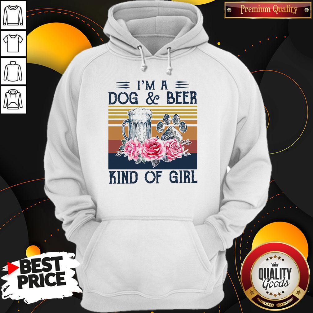 Love I’m A Dog And Beer Kind Of Girl Vintage Shirt