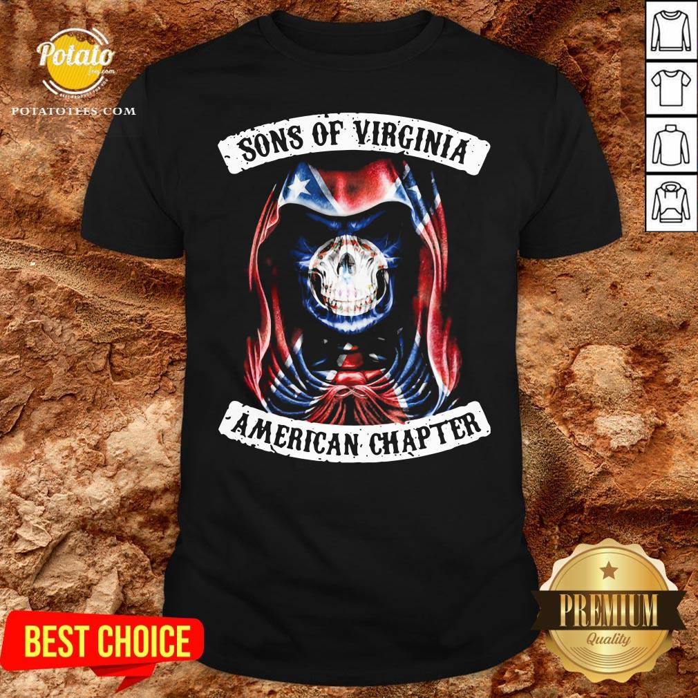 Love Sons Of Virginia American Chapter British Flag Shirt