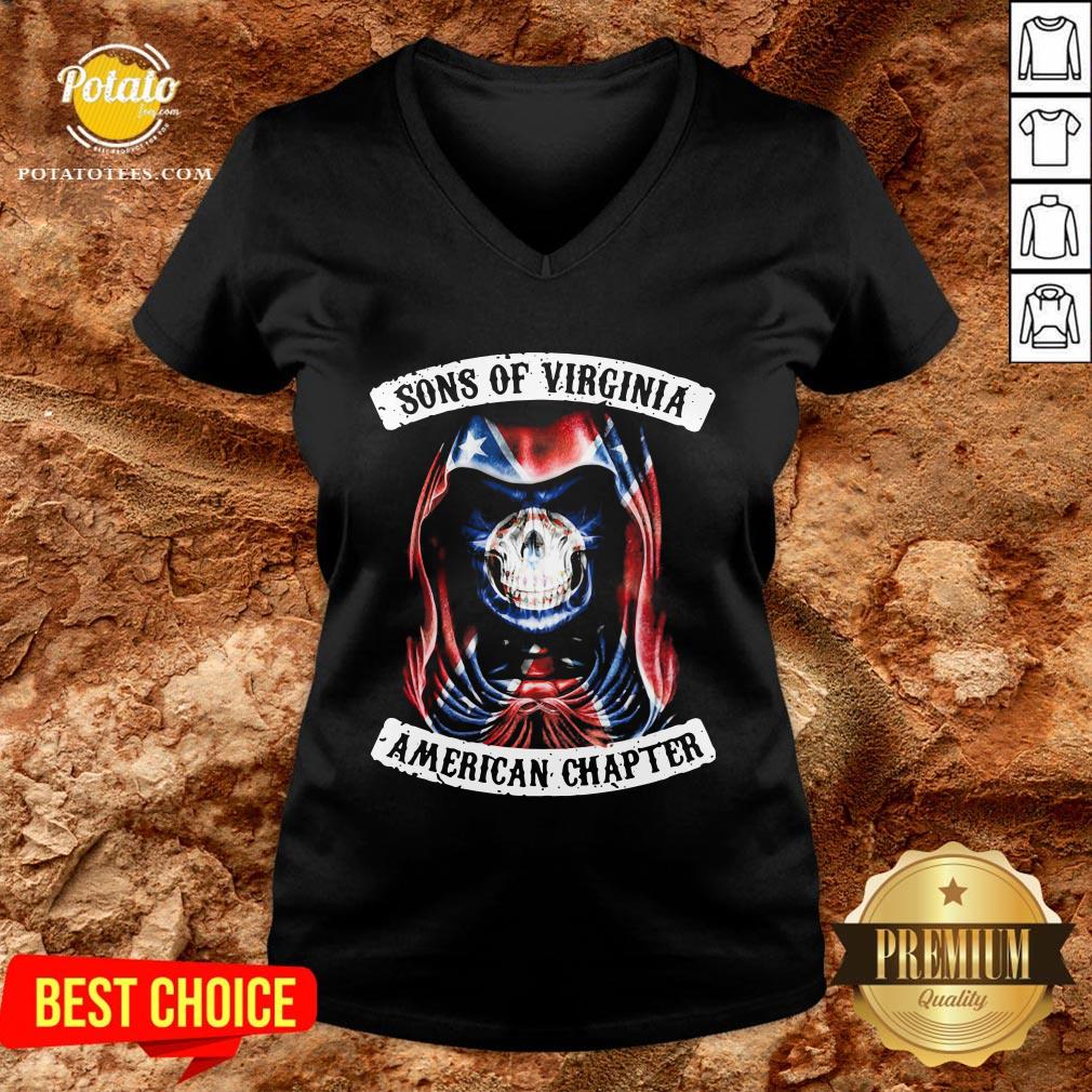 Love Sons Of Virginia American Chapter British Flag Shirt