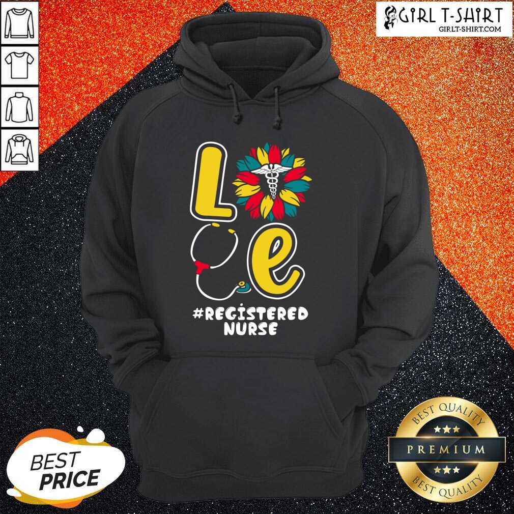 Love Sunflower Registered Nurse Shirt