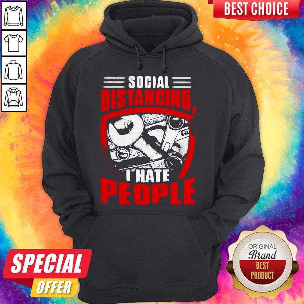 Love Wrench Social Distancing I Hate People Shirt
