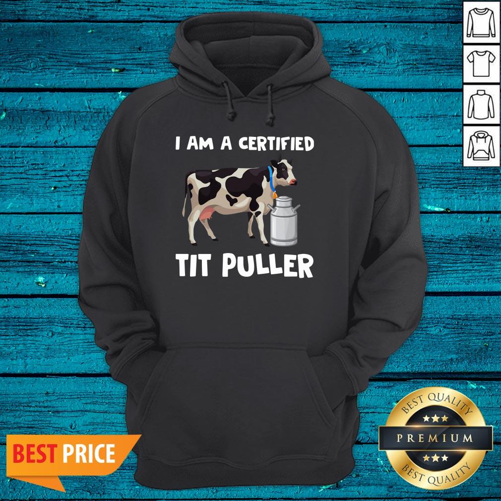 Lovely Dairy Cow I Am A Certified Tit Puller Shirt