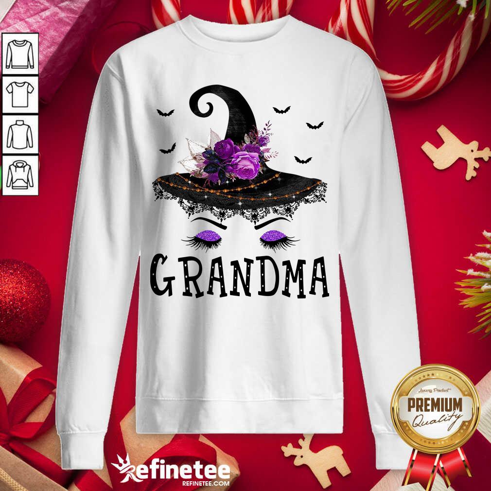 Lovely Grandma Witch Hat Halloween Shirt